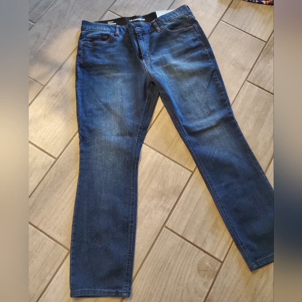 Liz Claiborne Classic Skinny Denim Jeans 10P
